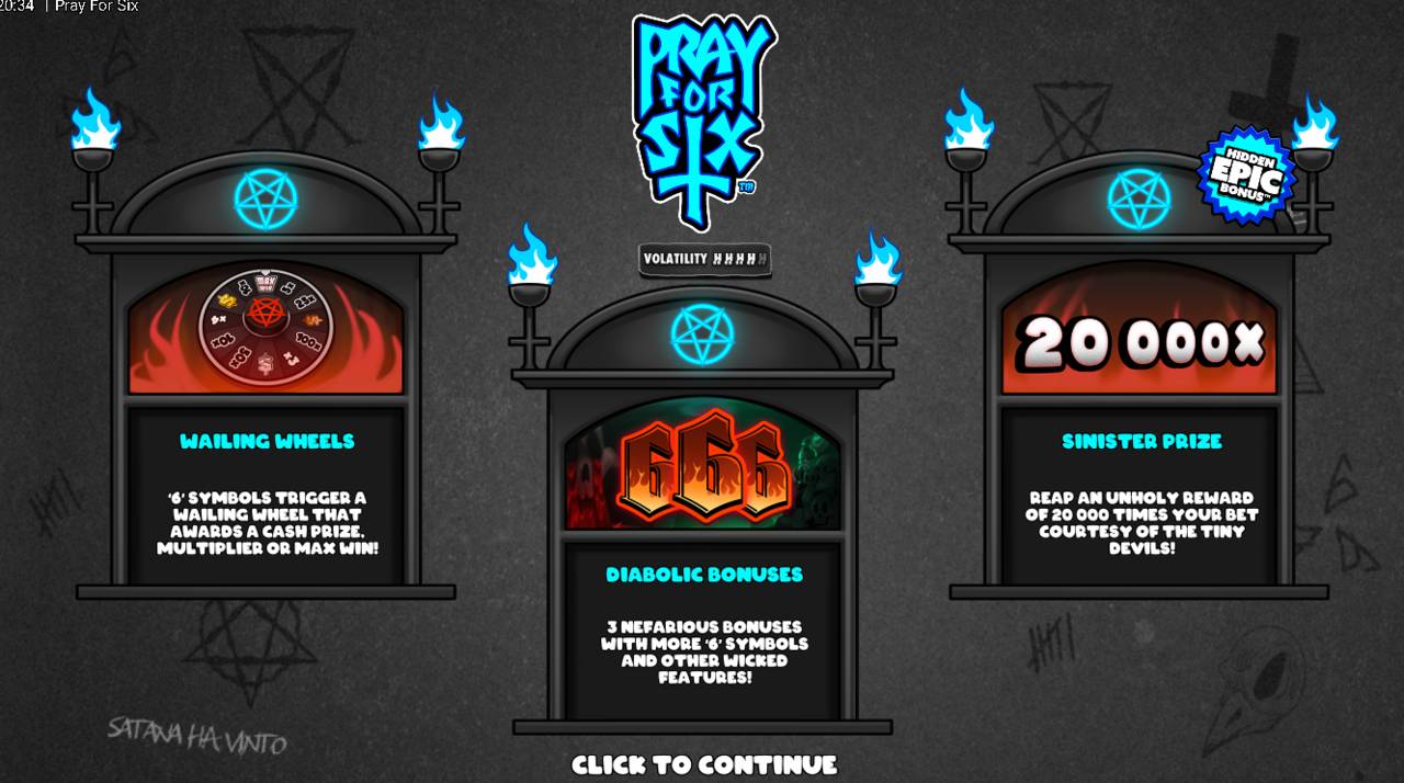 Pray For Six (Hacksaw Gaming) Image 1